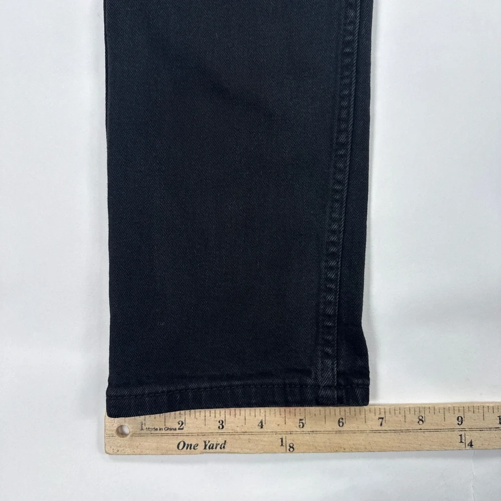 Levis Mens 511 Slim Jeans 32x34 Black Stretch Denim Pants Streetwear Classic